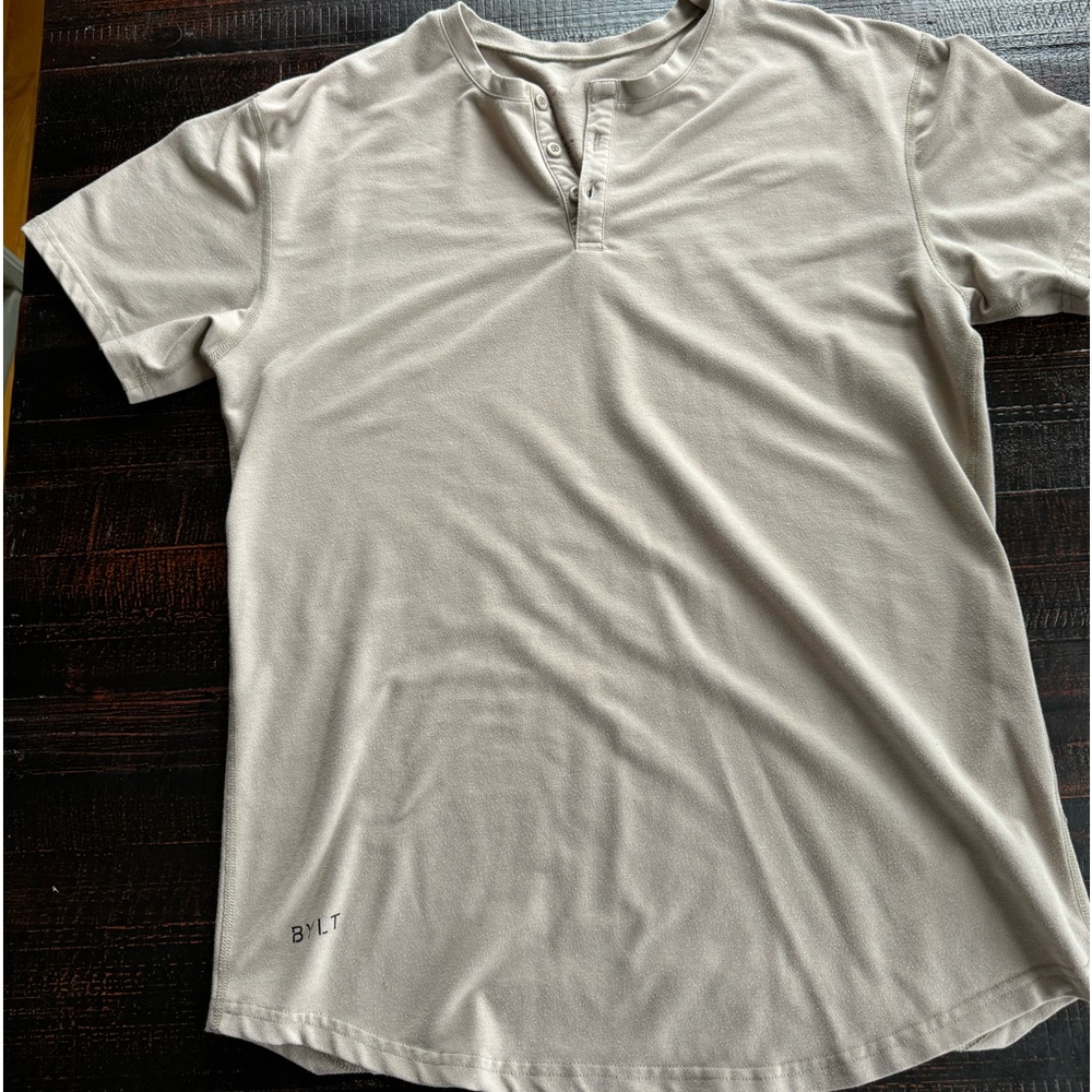 BYLT - L - S/S Henley - Tan